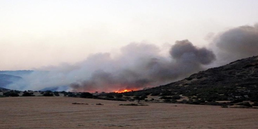 ΠΑΦΟΣ: Τέθηκε υπό έλεγχο πυρκαγιά στην Περιστερώνα